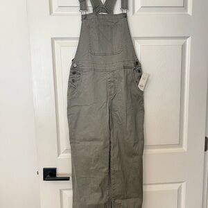 No Boundaries Olive Green Overalls